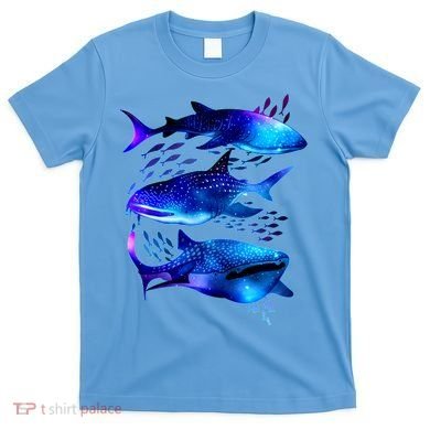 Outer Space Whale Sharks  T-Shirt