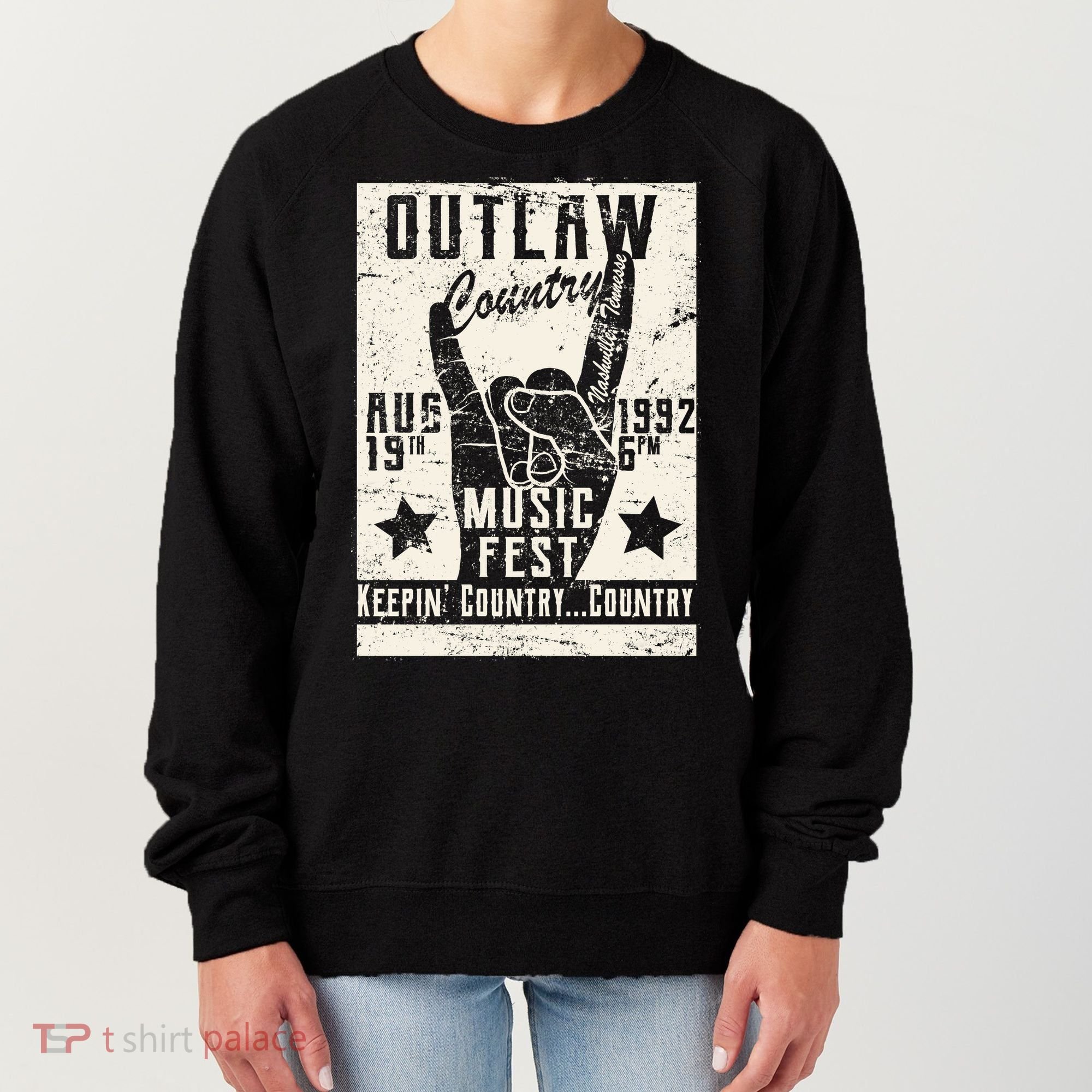 Outlaw Country Music Fest Nashville Women's Sweatshirt
