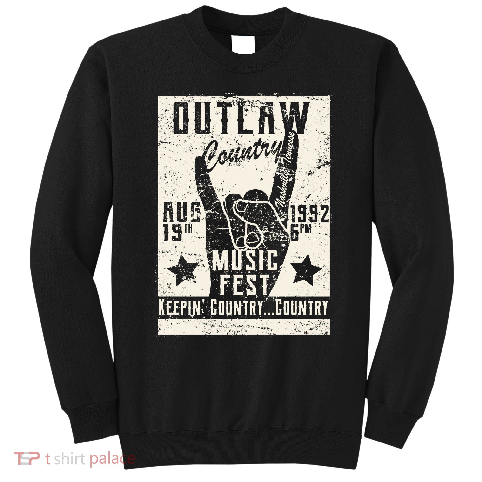 Outlaw Country Music Fest Nashville Sweatshirt