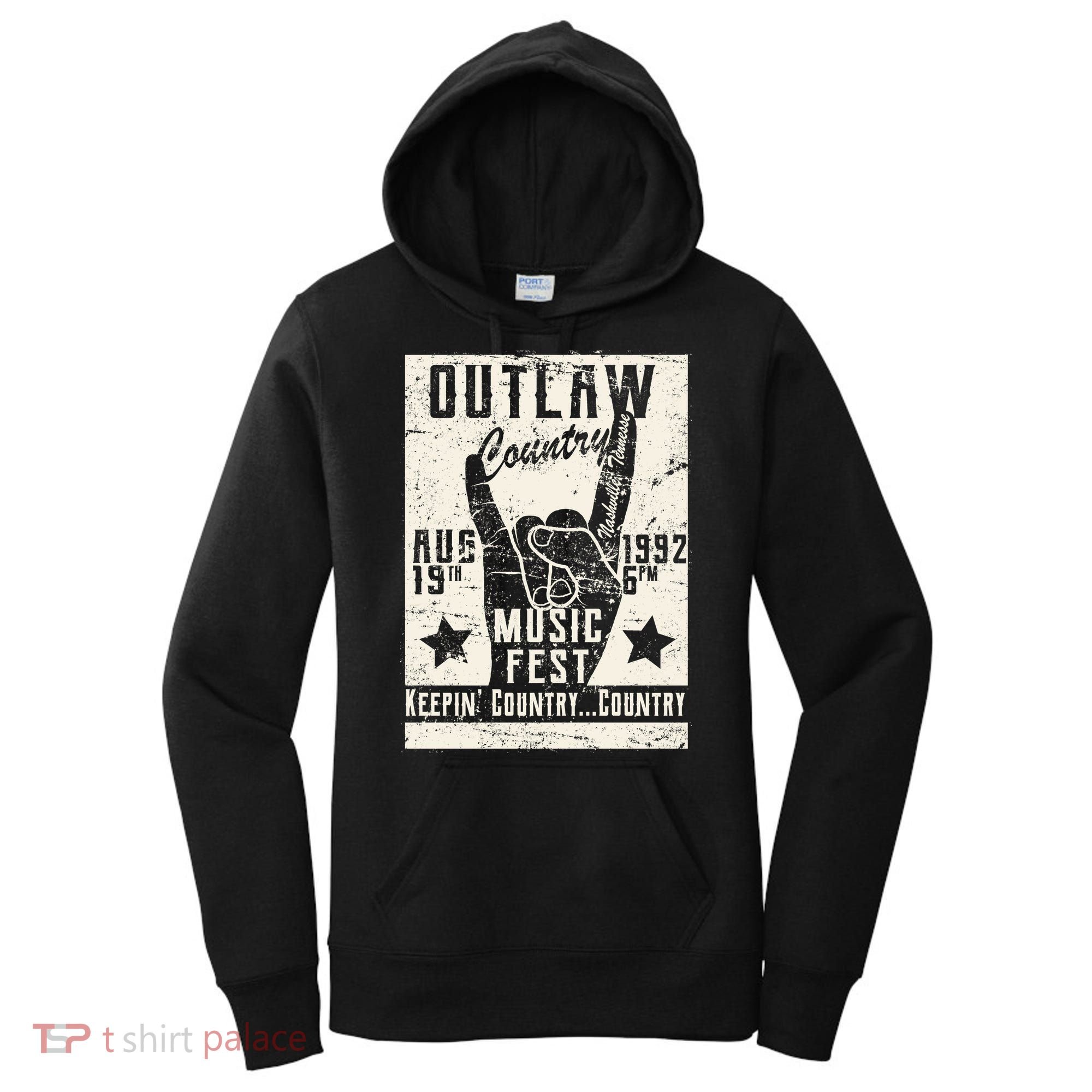 Outlaw Country Music Fest Nashville Women's Hoodie