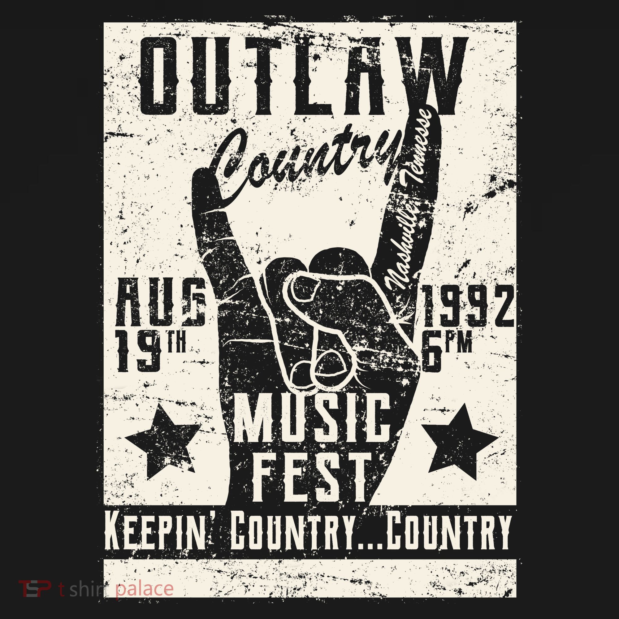 Outlaw Country Music Fest Nashville Baby Bodysuit