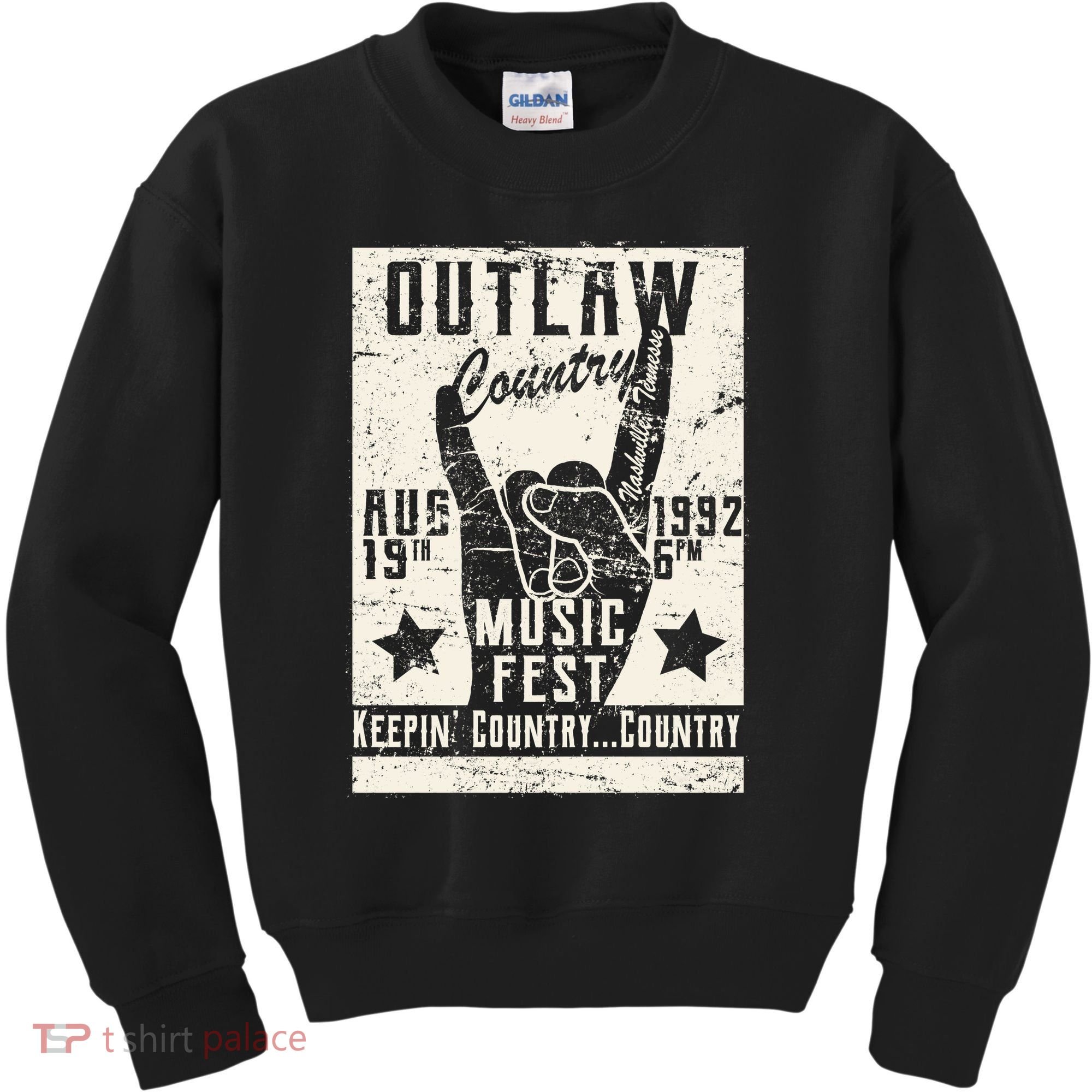 Outlaw Country Music Fest Nashville Kids Sweatshirt