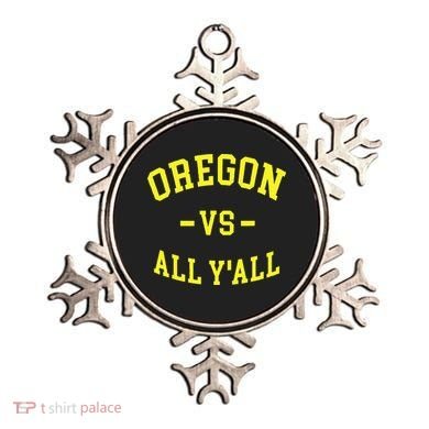 Oregon Vs All Yall Ornament