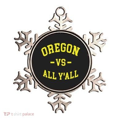 Oregon Vs All Yall Ornament