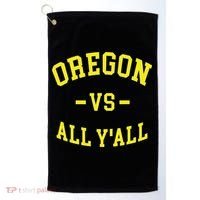 Oregon Vs All Yall Golf Towel thumb 0