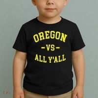 Oregon Vs All Yall Toddler T-Shirt thumb 2