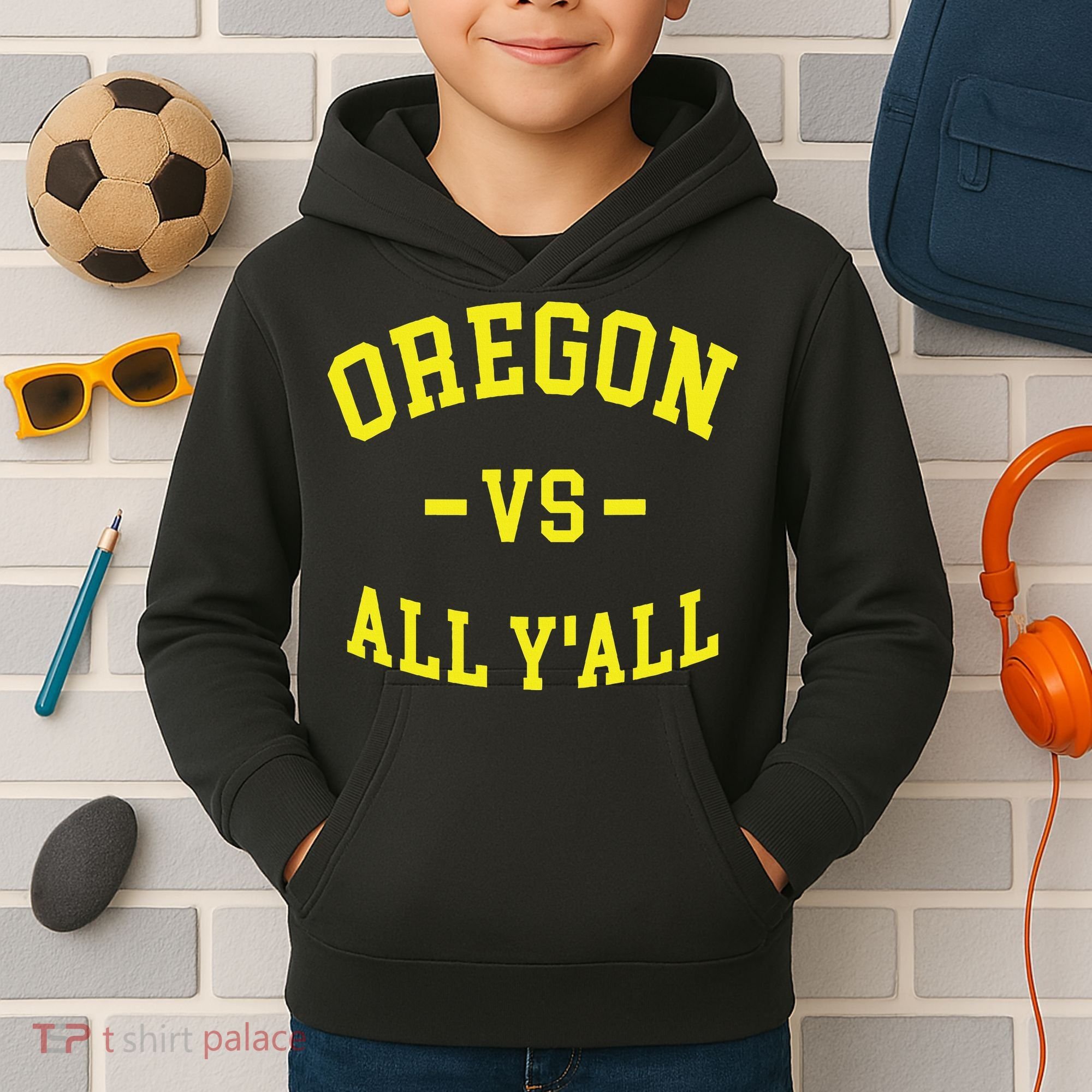 Oregon Vs All Yall Kids Hoodie
