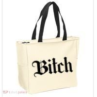 Offensive Vulgar Aesthetic Bitch Edgy E Girl E Boy Tote Bag thumb 2