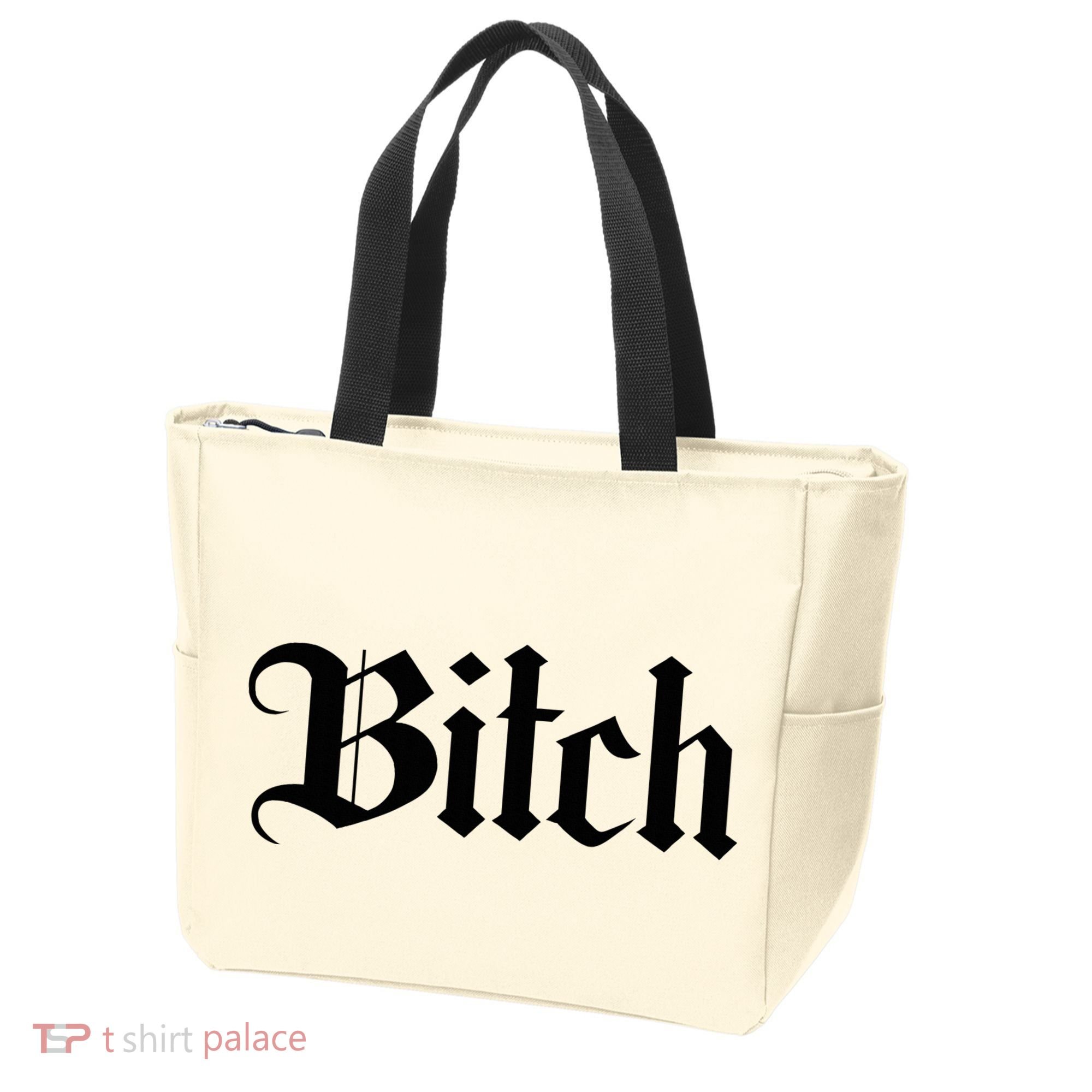 Offensive Vulgar Aesthetic Bitch Edgy E Girl E Boy Tote Bag