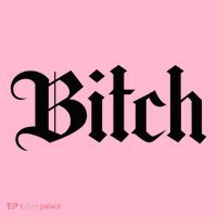 Offensive Vulgar Aesthetic Bitch Edgy E Girl E Boy Coaster thumb 2