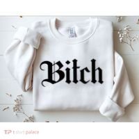 Offensive Vulgar Aesthetic Bitch Edgy E Girl E Boy Sweatshirt thumb 2