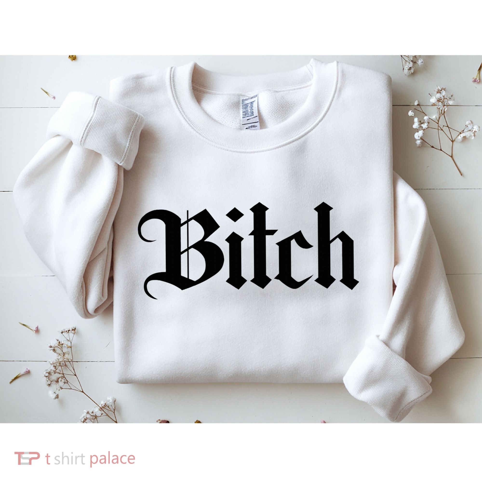Offensive Vulgar Aesthetic Bitch Edgy E Girl E Boy Sweatshirt