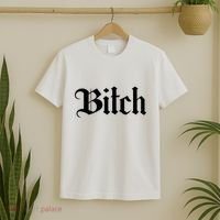 Offensive Vulgar Aesthetic Bitch Edgy E Girl E Boy T-Shirt thumb 2