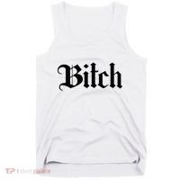 Offensive Vulgar Aesthetic Bitch Edgy E Girl E Boy Tank Top thumb 0