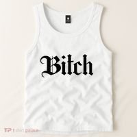 Offensive Vulgar Aesthetic Bitch Edgy E Girl E Boy Tank Top thumb 2