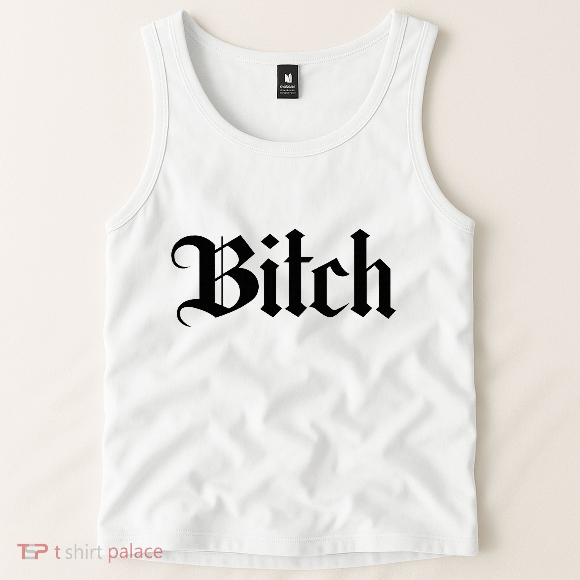 Offensive Vulgar Aesthetic Bitch Edgy E Girl E Boy Tank Top