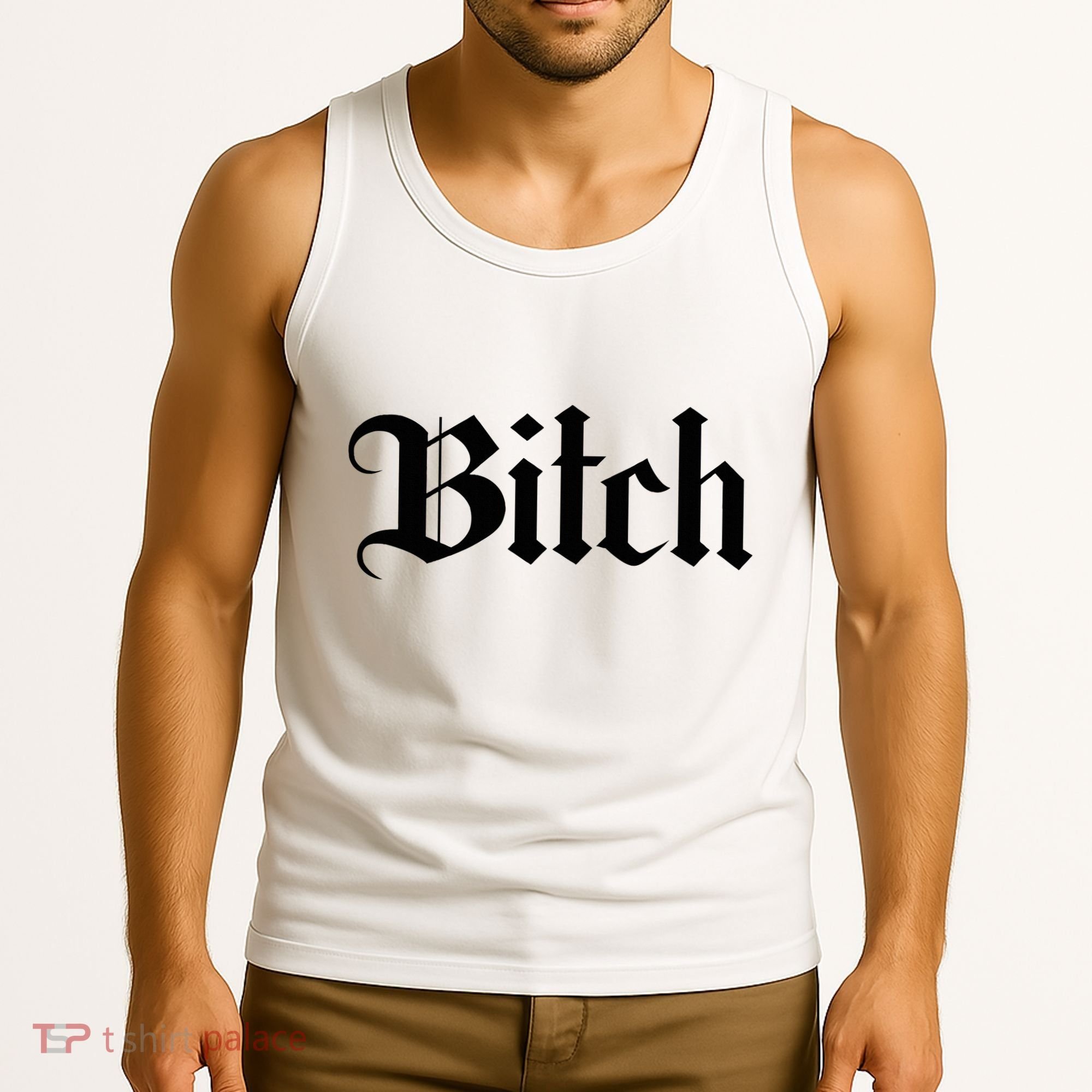 Offensive Vulgar Aesthetic Bitch Edgy E Girl E Boy Tank Top