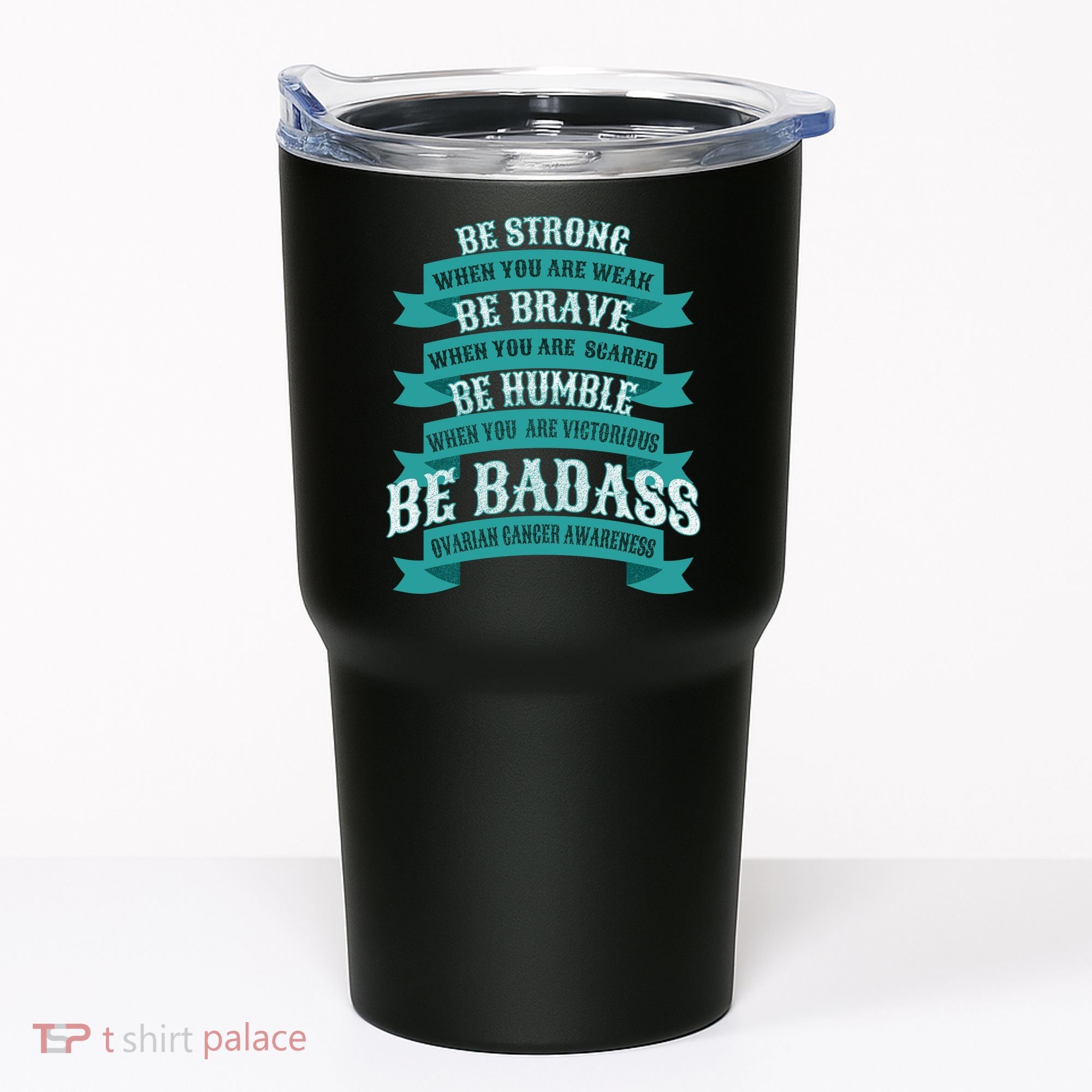 Ovarian Cancer Awareness Tumbler