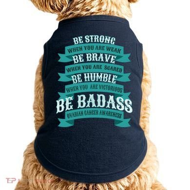 Ovarian Cancer Awareness Doggie Tank