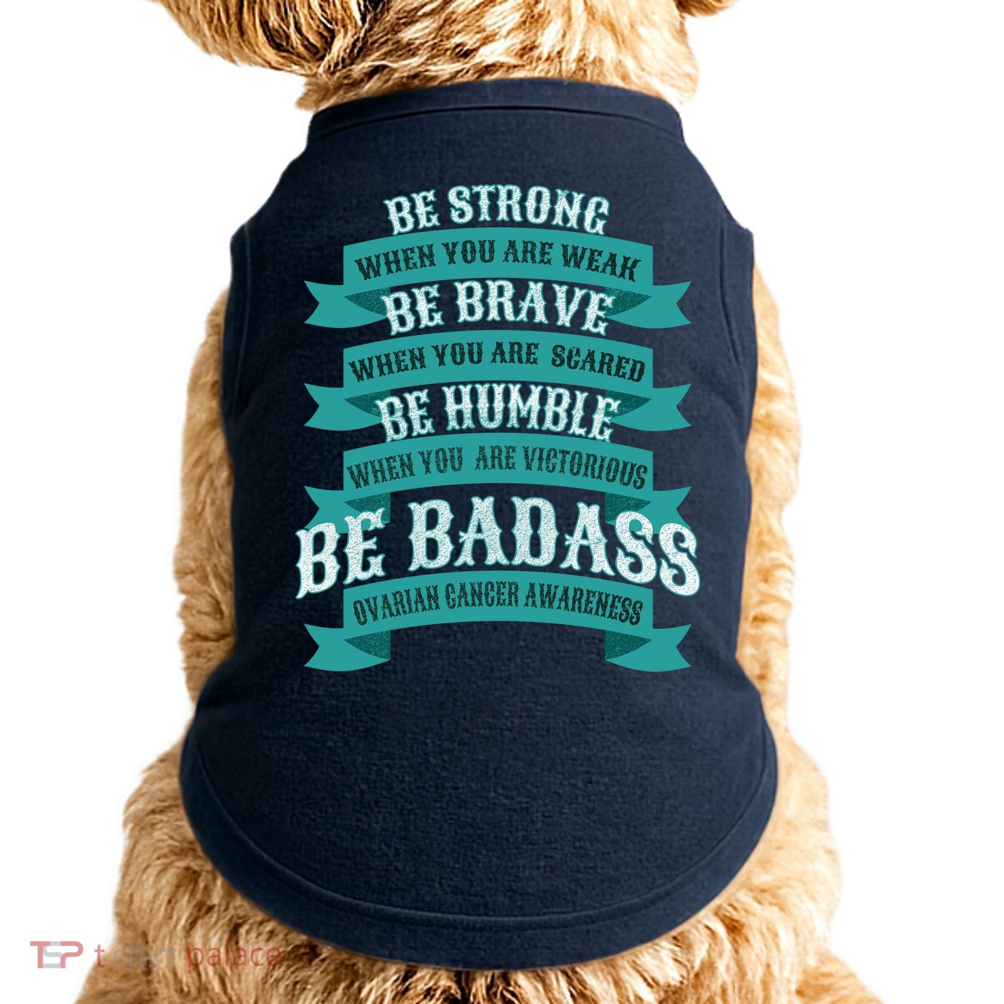 Ovarian Cancer Awareness Doggie Tank
