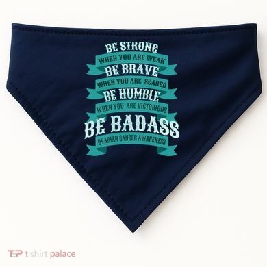 Ovarian Cancer Awareness USA-Made Doggie Bandana