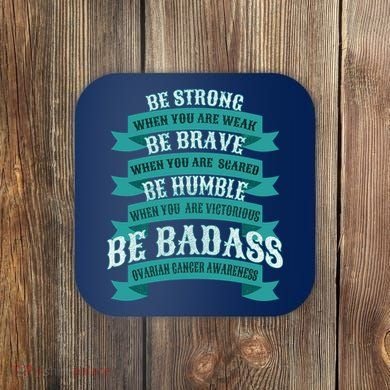 Ovarian Cancer Awareness Coaster