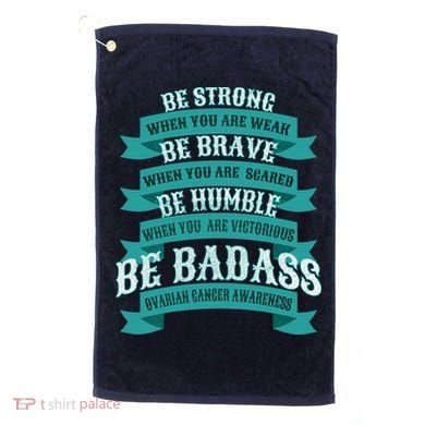 Ovarian Cancer Awareness Golf Towel