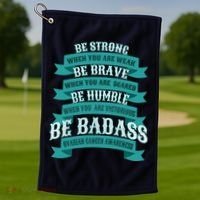 Ovarian Cancer Awareness Golf Towel thumb 1