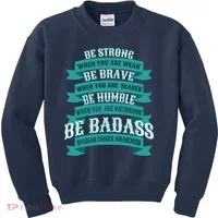 Ovarian Cancer Awareness Kids Sweatshirt thumb 0