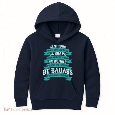 Ovarian Cancer Awareness Kids Hoodie