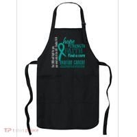 Ovarian Cancer Awareness Hope Faith Love Apron thumb 0