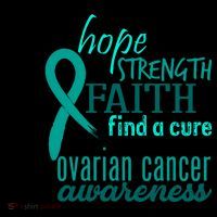 Ovarian Cancer Awareness Hope Faith Love Coffee Mug thumb 5