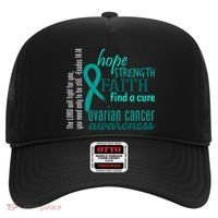 Ovarian Cancer Awareness Hope Faith Love Hat thumb 0