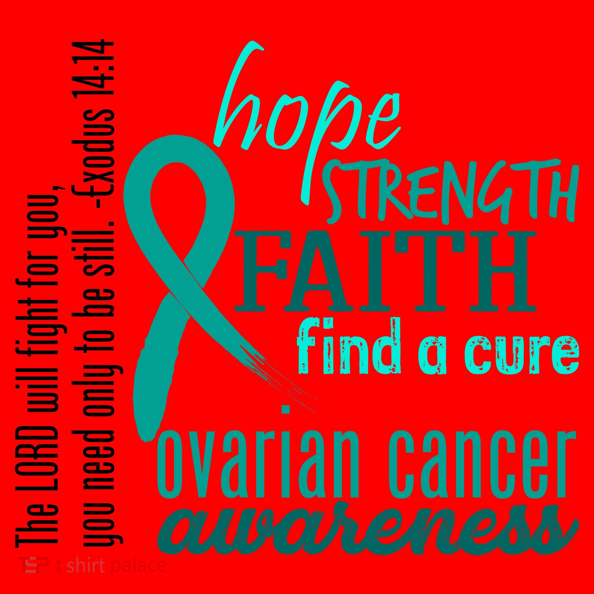 Ovarian Cancer Awareness Hope Faith Love Santa Hat