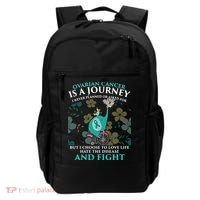 Ovarian Cancer Is A Journey Elephant Backpack thumb 0