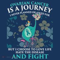 Ovarian Cancer Is A Journey Elephant Beanie thumb 2