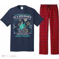 Ovarian Cancer Is A Journey Elephant Pajama Set thumb 0