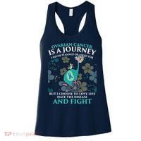 Ovarian Cancer Is A Journey Elephant Women's Tank Top thumb 0