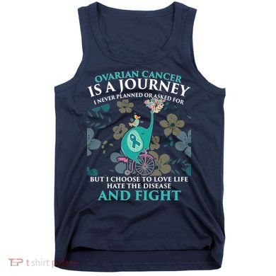 Ovarian Cancer Is A Journey Elephant Tank Top