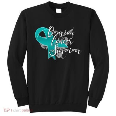 Ovarian Cancer Survivor Awareness Ribbon Sweatshirt