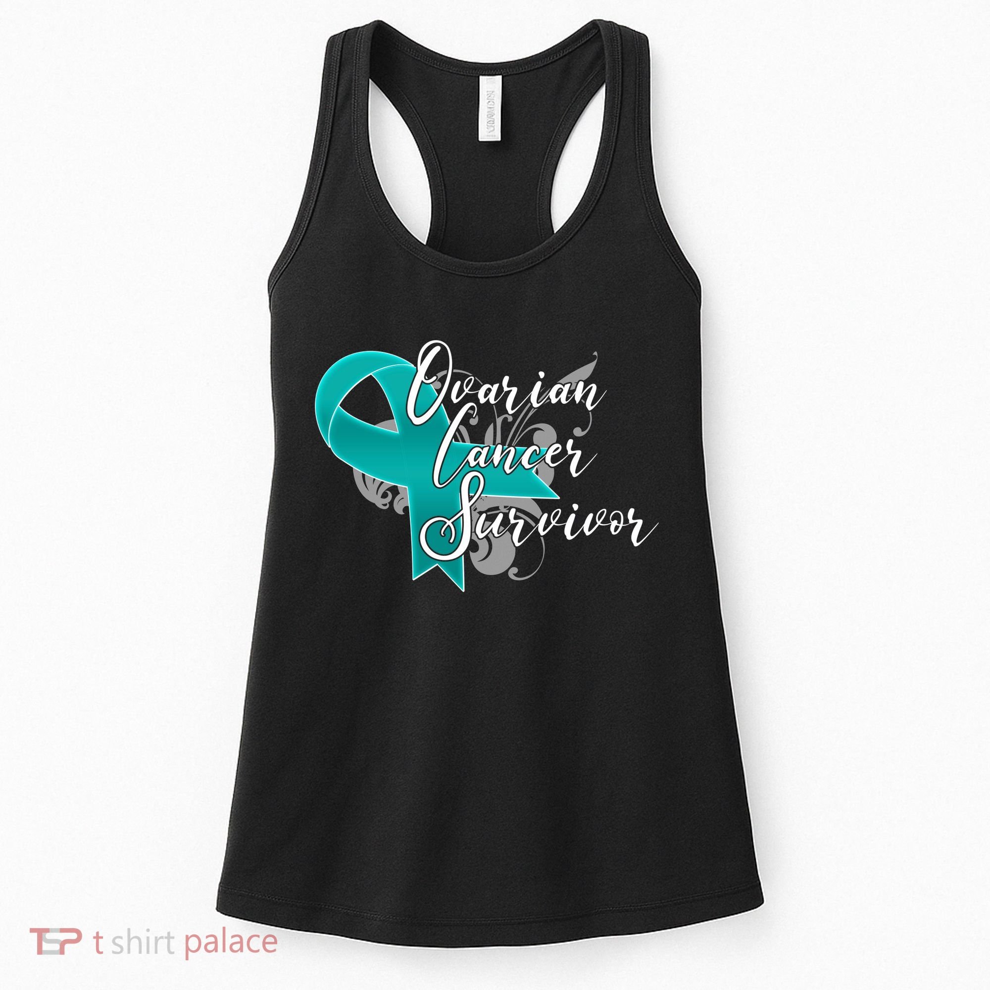 Ovarian Cancer Survivor Awareness Ribbon Women's Tank Top