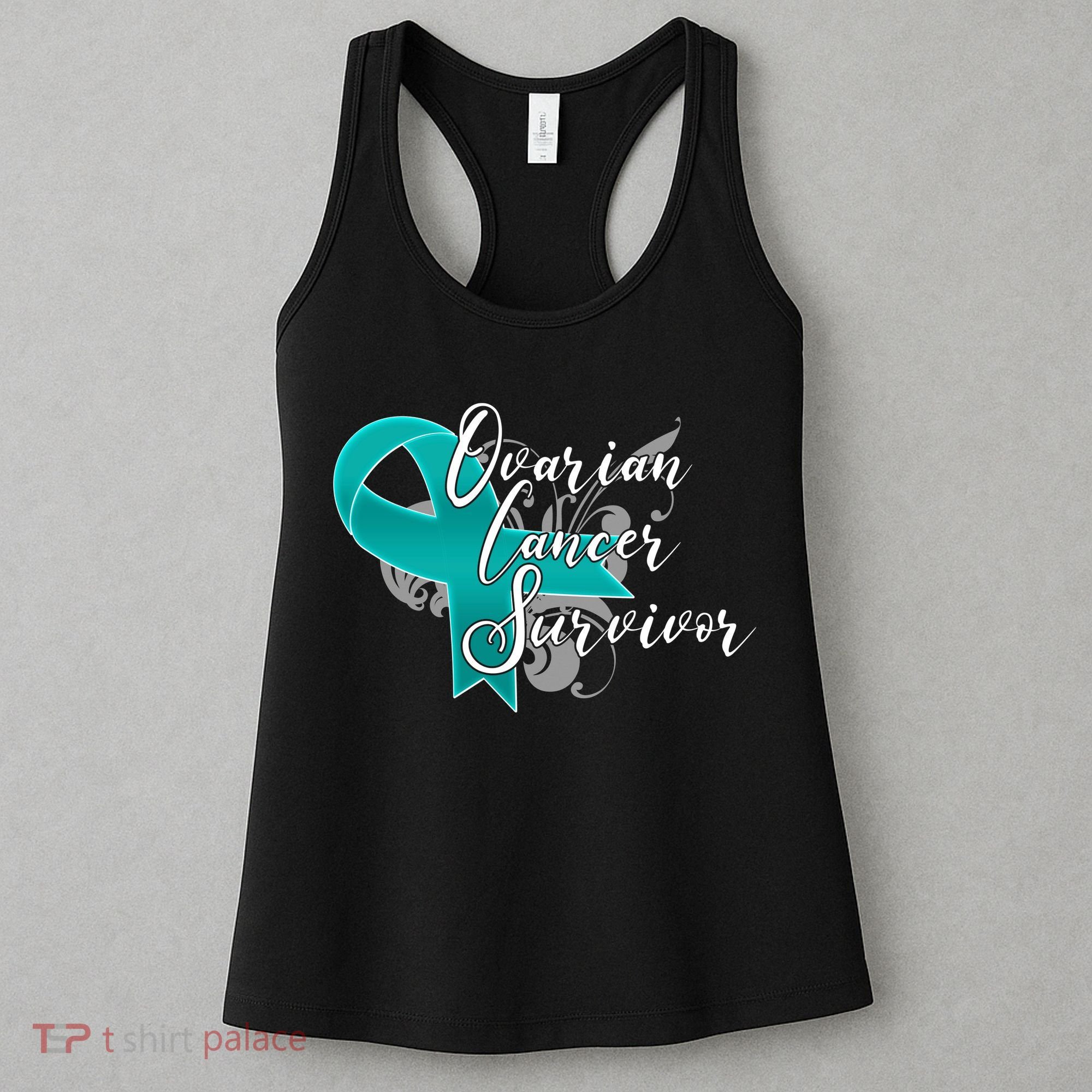 Ovarian Cancer Survivor Awareness Ribbon Women's Tank Top