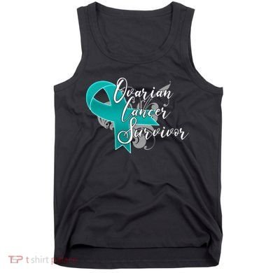 Ovarian Cancer Survivor Awareness Ribbon Tank Top