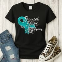 Ovarian Cancer Survivor Awareness Ribbon Women's T-Shirt thumb 3