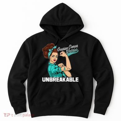 Ovarian Cancer Warrior Unbreakable Hoodie