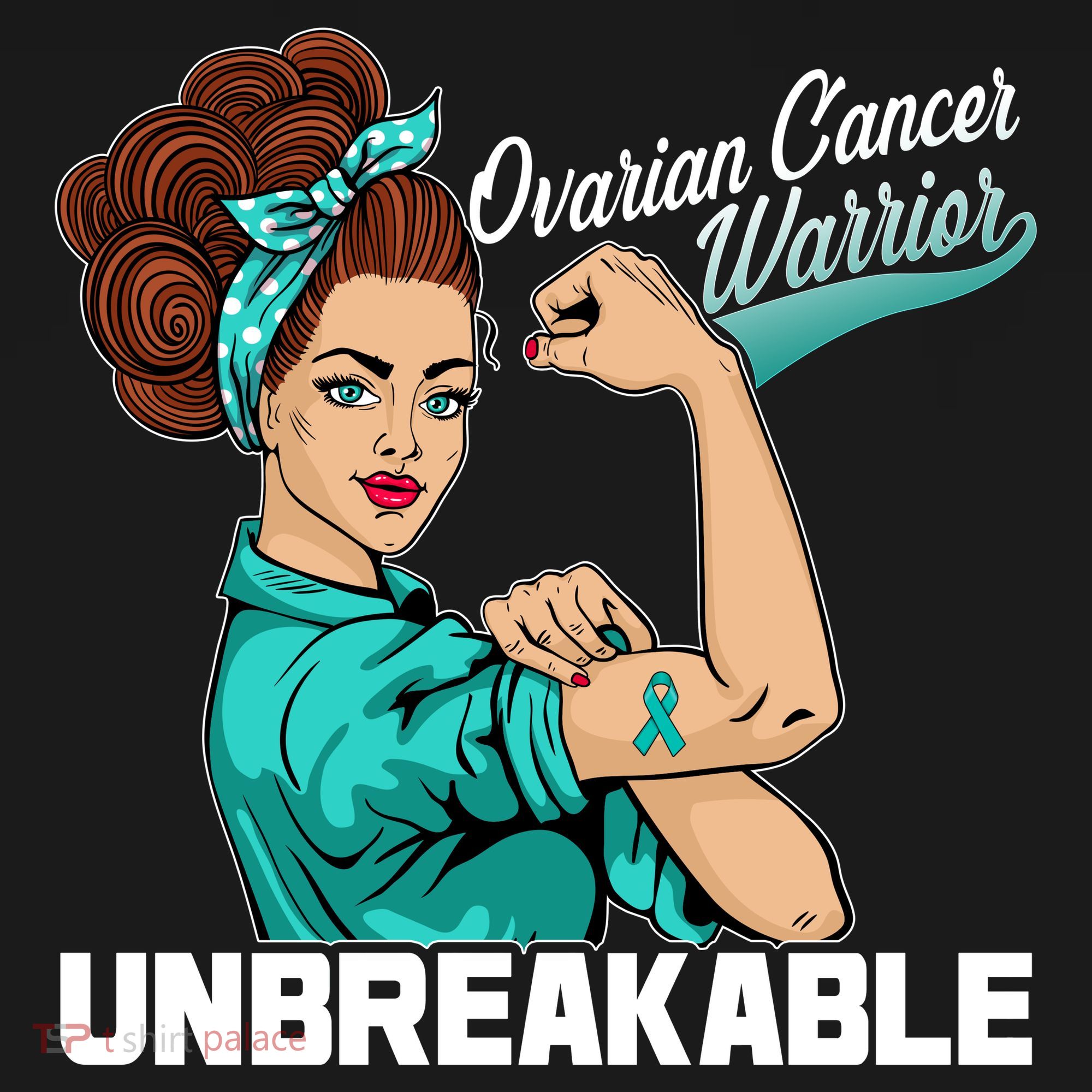 Ovarian Cancer Warrior Unbreakable Long Sleeve Shirt