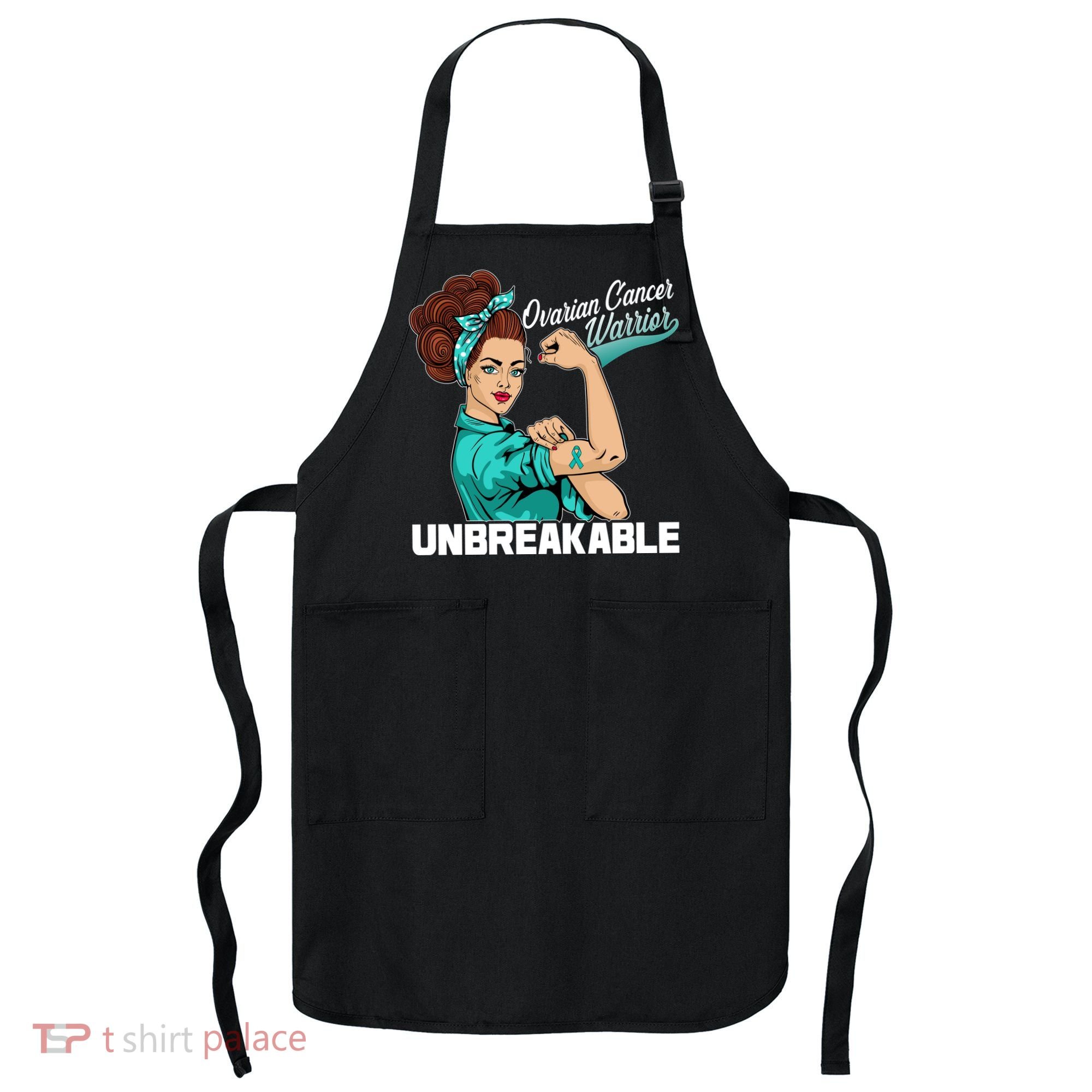 Ovarian Cancer Warrior Unbreakable Apron