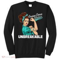 Ovarian Cancer Warrior Unbreakable Sweatshirt thumb 0
