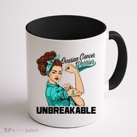 Ovarian Cancer Warrior Unbreakable Coffee Mug thumb 1