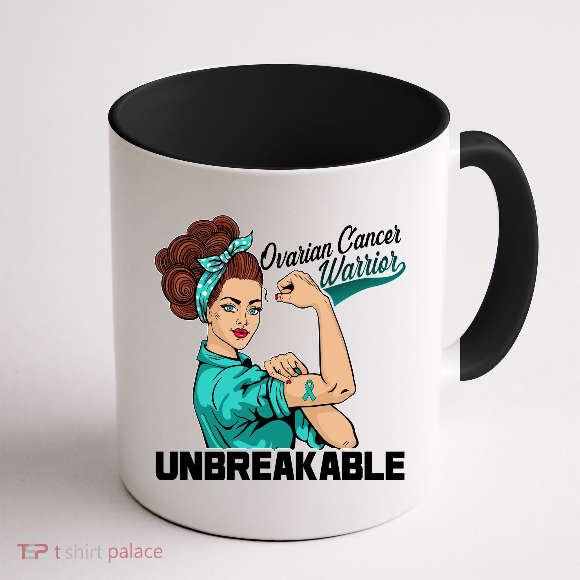 Ovarian Cancer Warrior Unbreakable Coffee Mug